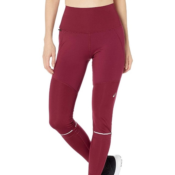 Asics Pants - ASICS System Running Tights Berry NWT